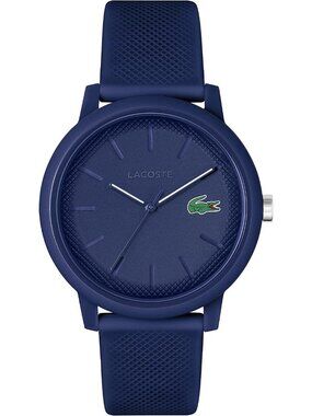Men's Dark Blue Case Quartz Premium Sporty Fashion Timepiece Dress Wrist Watch